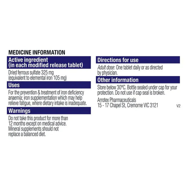 Ferro-Grad 325MG 30 Tablets