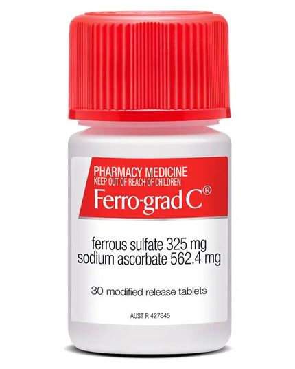Ferro-Grad C Iron & Vitamin C 30 Tablets