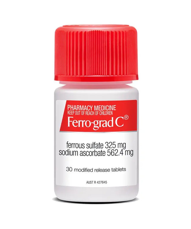 Ferro-Grad C Iron & Vitamin C 30 Tablets