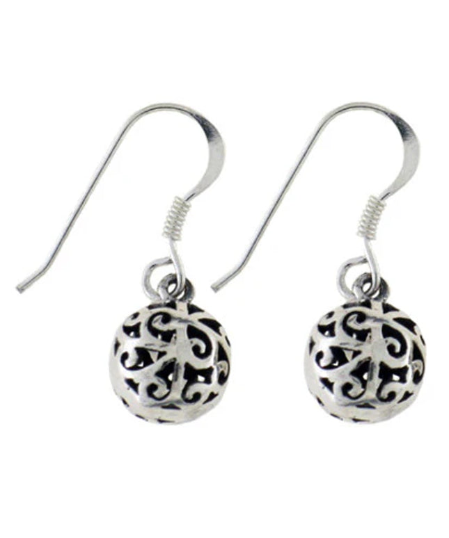 Filigree Ball Rhodium