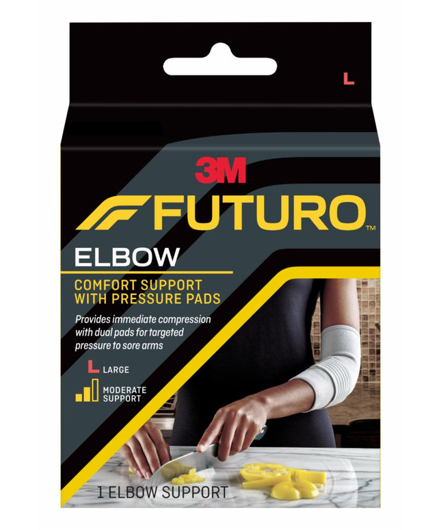 Futuro Comfort Elbow Support With Pressure Pads, Large