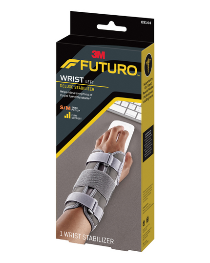 Futuro Wrist Left Deluxe Stabiliser Small/Medium 1 Each