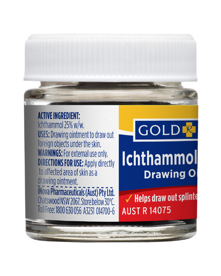 GOLDX Ichthammol Ointment 25% 25g