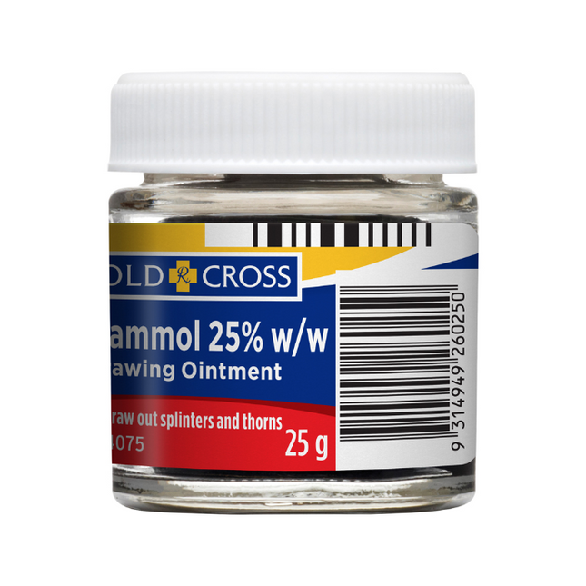 GOLDX Ichthammol Ointment 25% 25g
