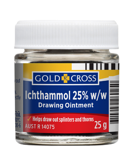 GOLDX Ichthammol Ointment 25% 25g