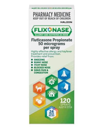 Flixonase Allergy and Hayfever 24 Hour Nasal Spray 120 Doses