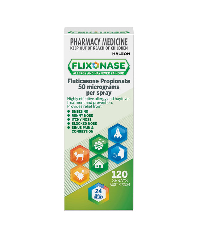 Flixonase Allergy and Hayfever 24 Hour Nasal Spray 120 Doses