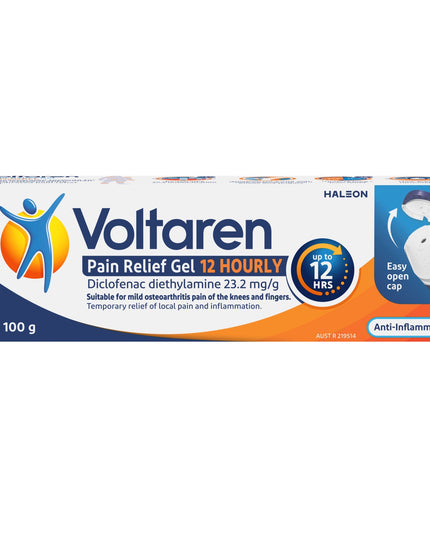 Voltaren Osteo Gel Osteoarthritis 12 Hour Pain Relief 100 g
