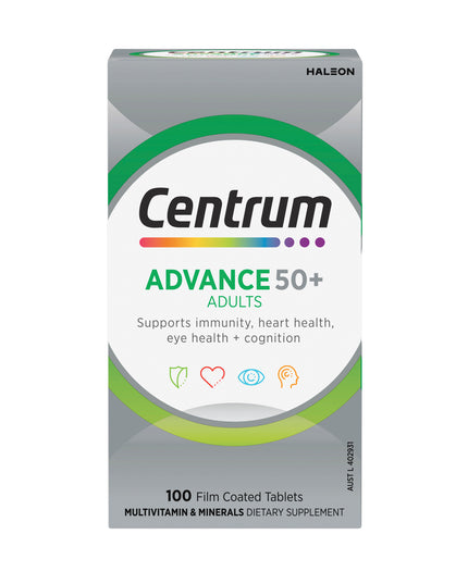 Centrum Advance Multivitamin 50+ 100 Tablets