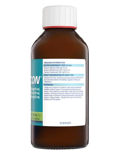 Gaviscon Original Liquid Peppermint 500ml