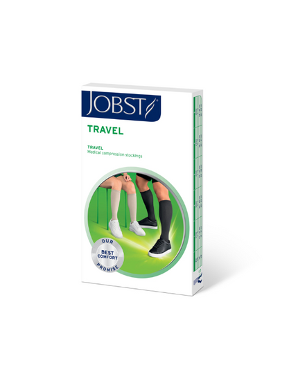 JOBST Travel Sock CL1 15-20 mmHg Special Targeted Indicati Knee High CT Black Size 2 1 Pair
