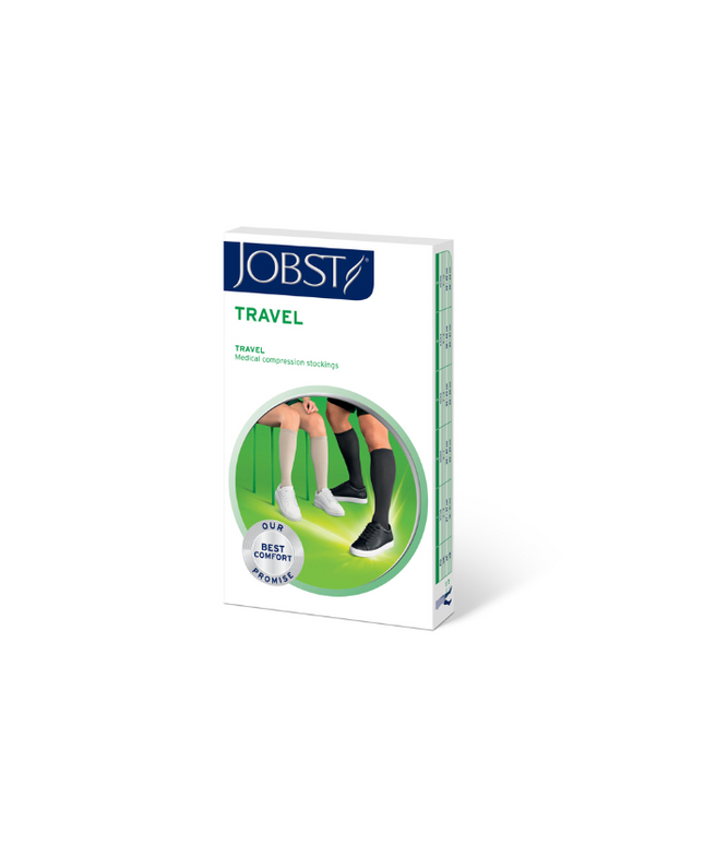 JOBST Travel Sock CL1 15-20 mmHg Special Targeted Indicati Knee High CT Black Size 4 1 Pair