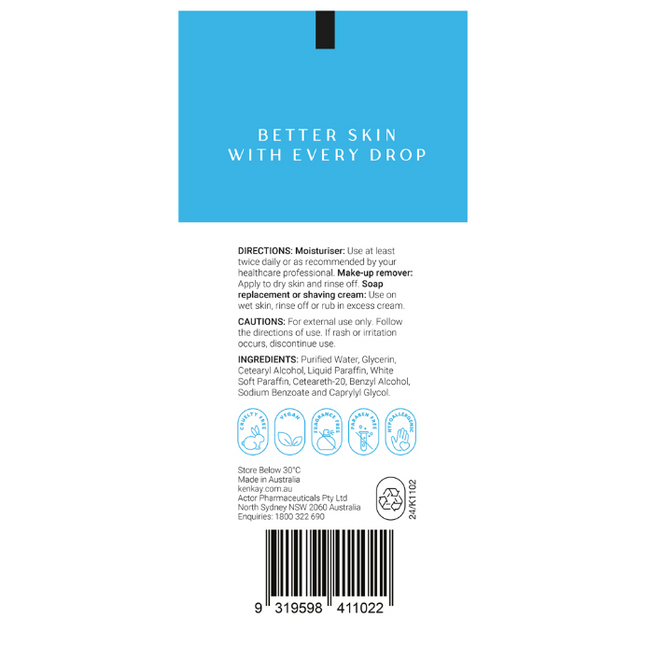 Kenkay Sorbolene 10% Glycerin Moisturiser 100g