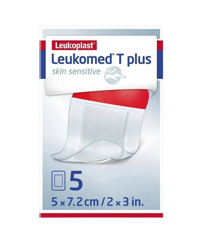 LEUKO Leukomed T Plus Sterile Post-Op 5cm x 7.2cm 5 Pack