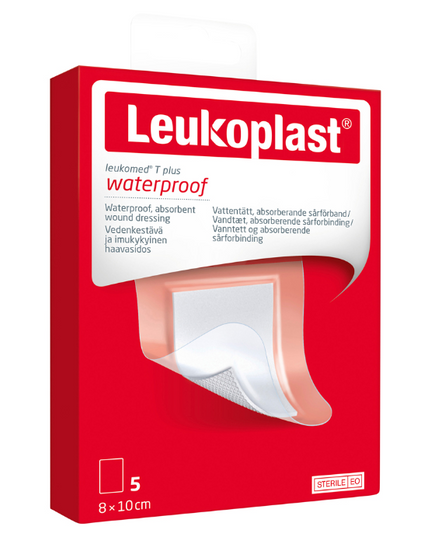 LEUKO Leukomed T Plus Sterile Post-Op 8cm x 10cm 5 Pack
