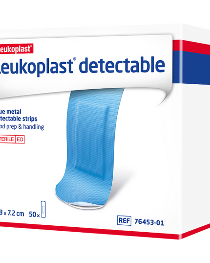 LEUKO Leukoplast Detectable First Aid Dressings 28mm x 72mm 50 Pack