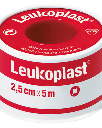 LEUKO Leukoplast Normal Rubber Tapes 2.5cm x 5m 1 Each