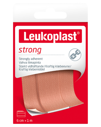 LEUKO Leukoplast Strong First Aid Dressings 6cm x 1m 1 Roll
