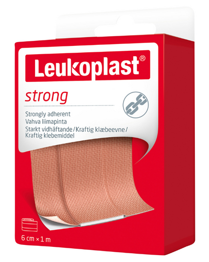 LEUKO Leukoplast Strong First Aid Dressings 6cm x 1m 1 Roll
