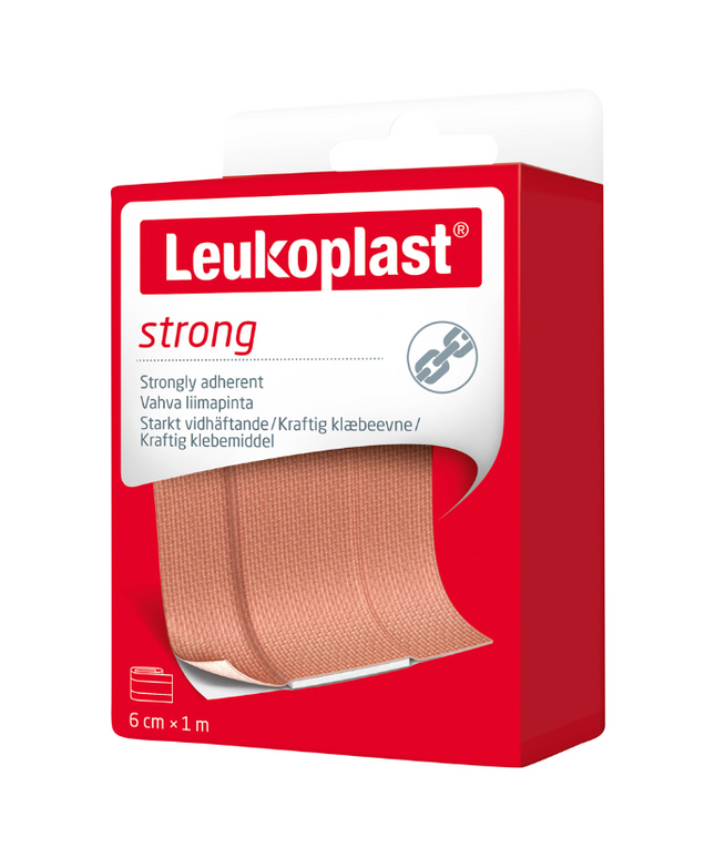 LEUKO Leukoplast Strong First Aid Dressings 6cm x 1m 1 Roll
