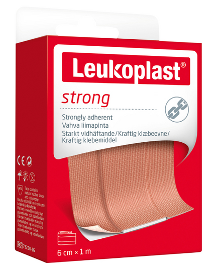 LEUKO Leukoplast Strong First Aid Dressings 6cm x 1m 1 Roll