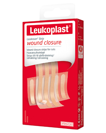 LEUKO Leukosan Strips Closure Strips/Adhesive Assorted 9 Pack