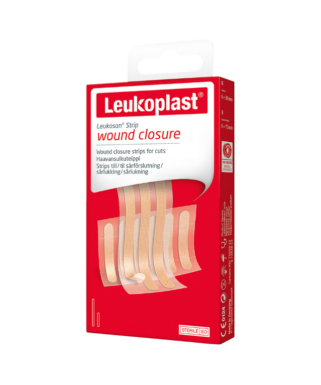 LEUKO Leukosan Strips Closure Strips/Adhesive Assorted 9 Pack
