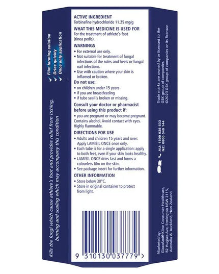 Lamisil Once Film Forming Solution 4 g