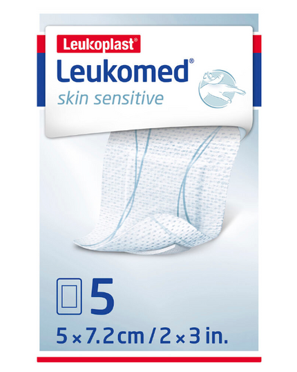 Leukomed Island Dressings Sterile Post-Op 5x7.2cm 5 Pack