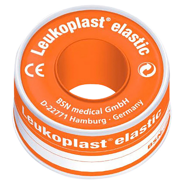 Leukoplast 01071-00 Elastic Rubber Tapes 2.5cm x 2.5m 1