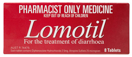 Lomotil 2.5mg 8 Tablets
