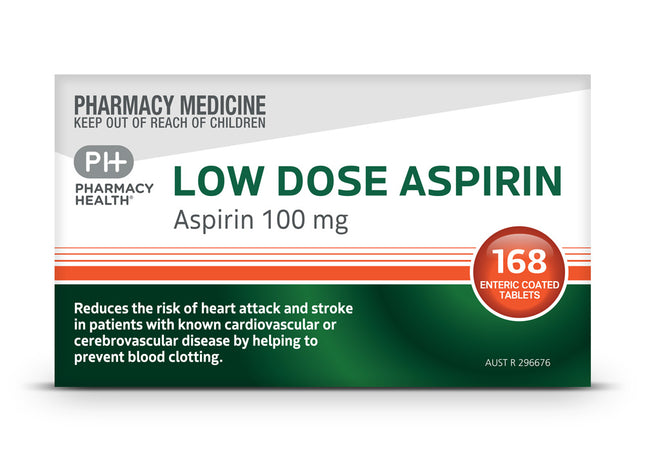 Pharmacy Health Low Dose Aspirin 28 Tablets