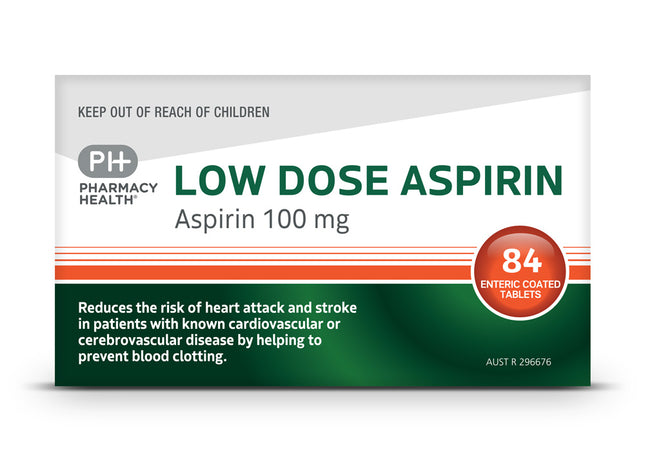 Pharmacy Health Low Dose Aspirin 28 Tablets