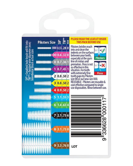 Piksters Interdental Brushes Purple Size 1 40pk
