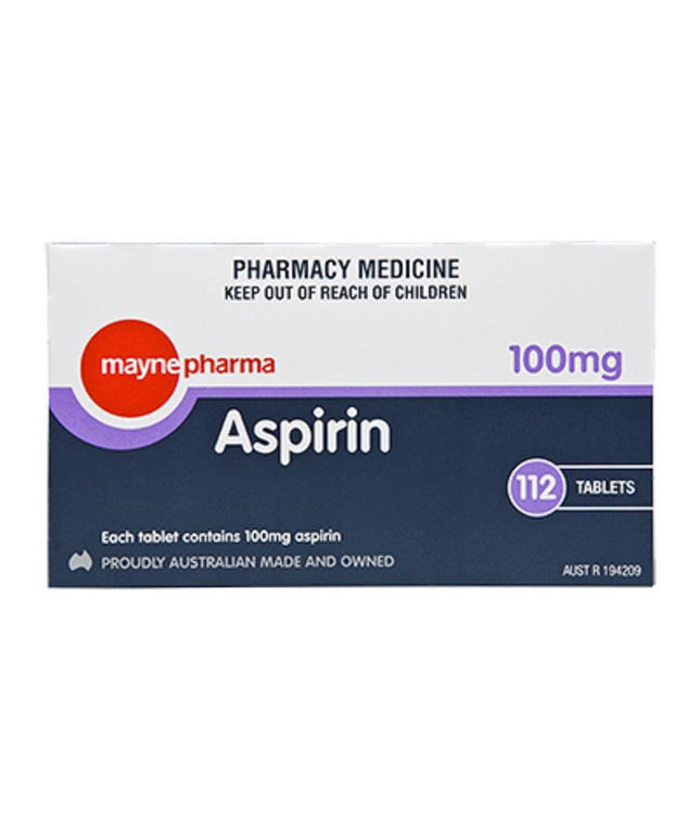 Mayne Pharma Aspirin TAB 100MG 112 Tablets