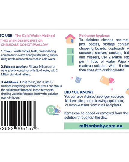 Milton Antibacterial Tablets