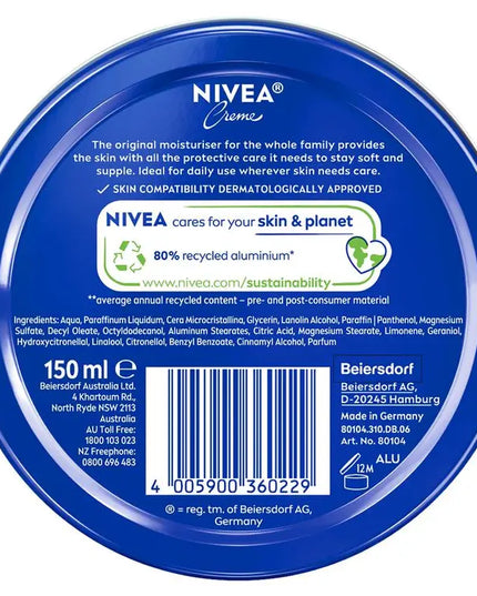 NIVEA Crème 150mL
