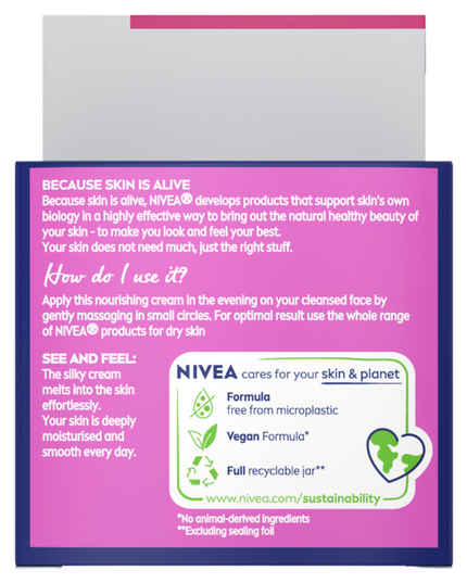 NIVEA Nourishing Night Cream 50mL