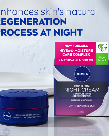 NIVEA Nourishing Night Cream 50mL
