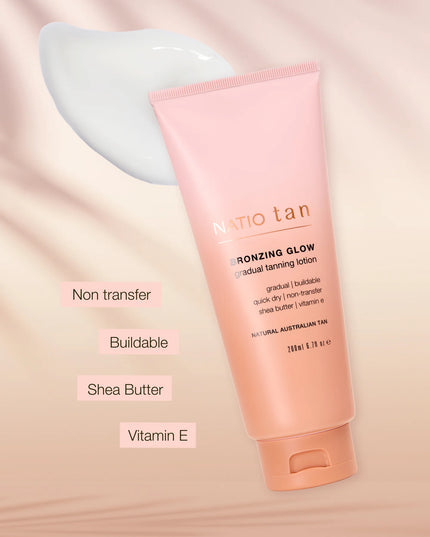 Natio Bronzing Glow Gradual Tanning Lotion 200ml
