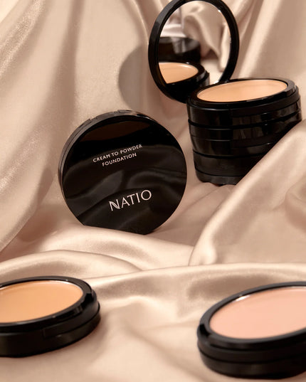 Natio Cream to Powder Foundation Light 5g