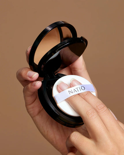 Natio Cream to Powder Foundation Light Honey 5g
