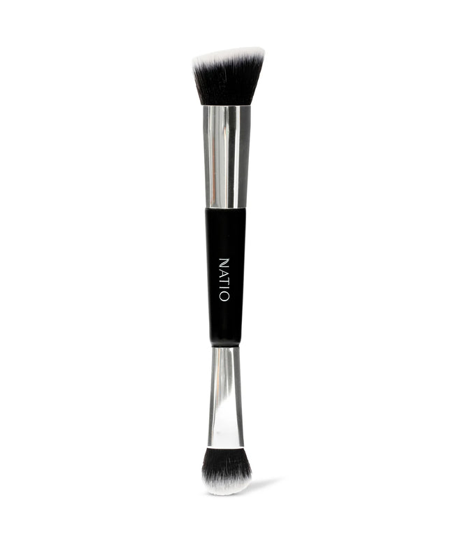 Natio Double Ended Contour Brush 1 Each