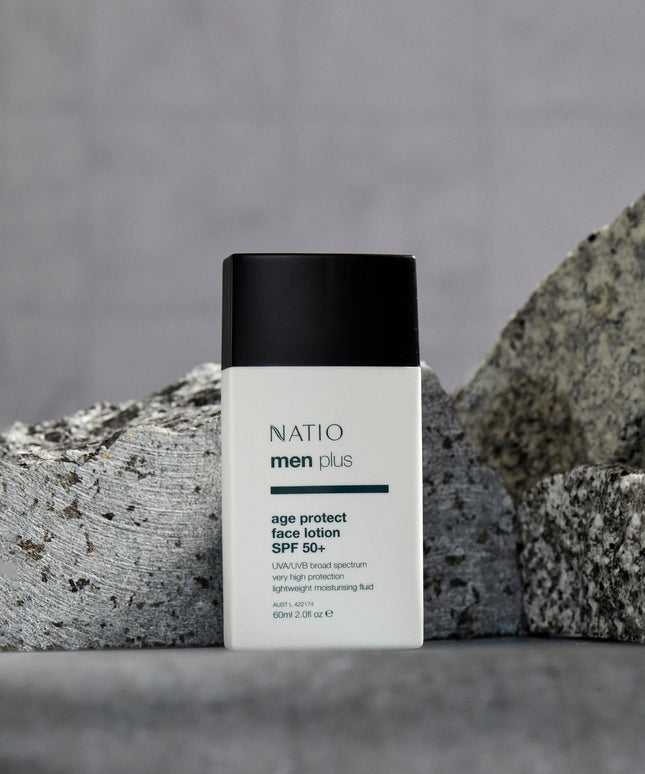 Natio Men Plus Age Defence Face Moisturiser 80mL