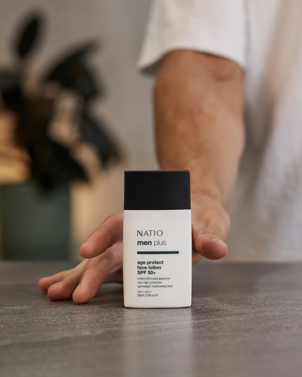 Natio Men Plus Age Defence Face Moisturiser 80mL