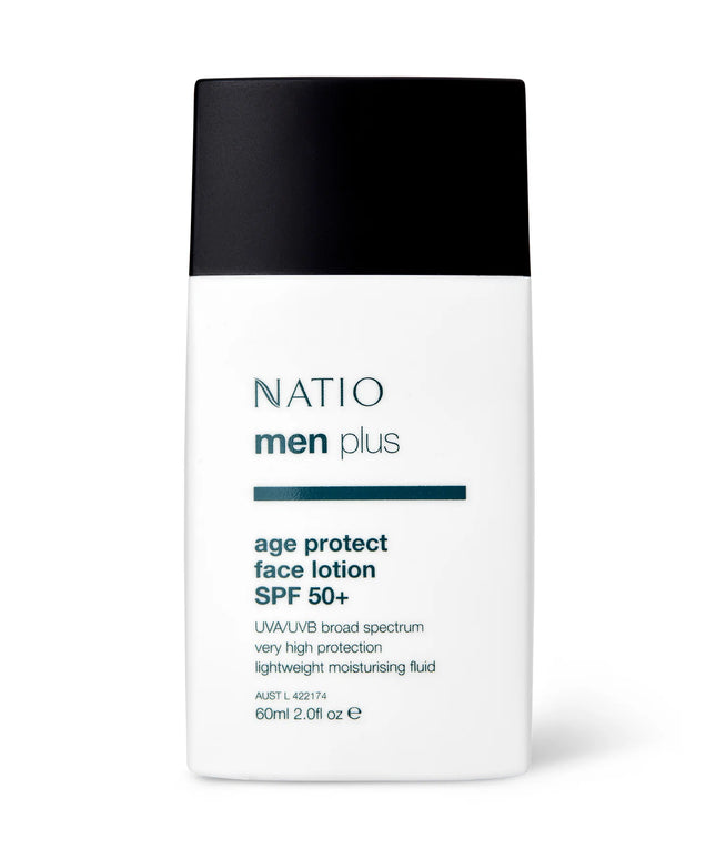 Natio Men Plus Age Defence Face Moisturiser 80mL