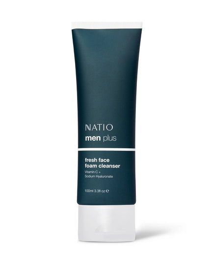 Natio Men Plus Fresh Face Foam Cleanser 100mL