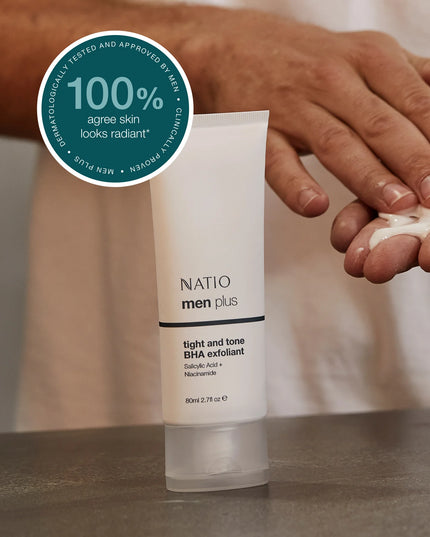 Natio Men Plus Tight and Tone BHA Exfoliant 80mL