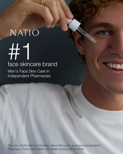 Natio Men Plus Wrinkle Defence Overnight Serum 30mL