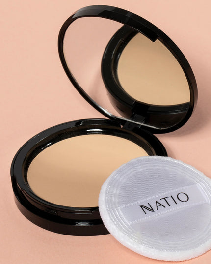 Natio Pressed Powder Light 15g
